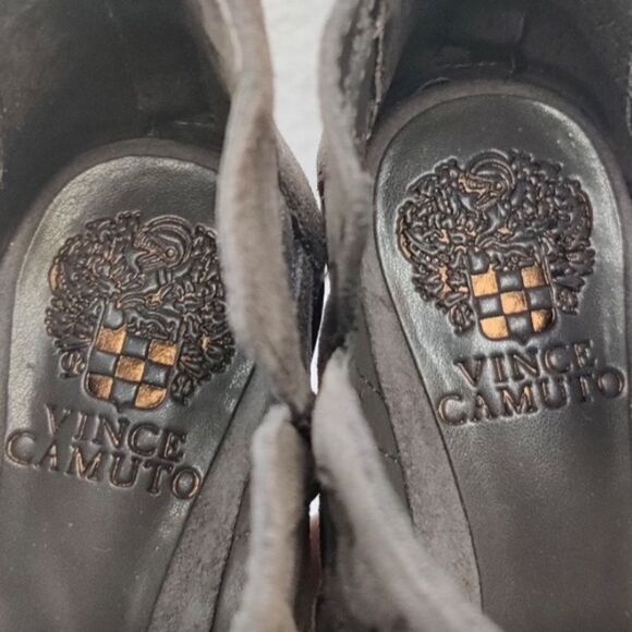 Vince Camuto Peera Gray Suede
Cutout Booties - Picture 6 of 9